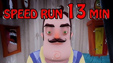 Hello Neighbor Beta 3 Speedrun [13 MINUTES]