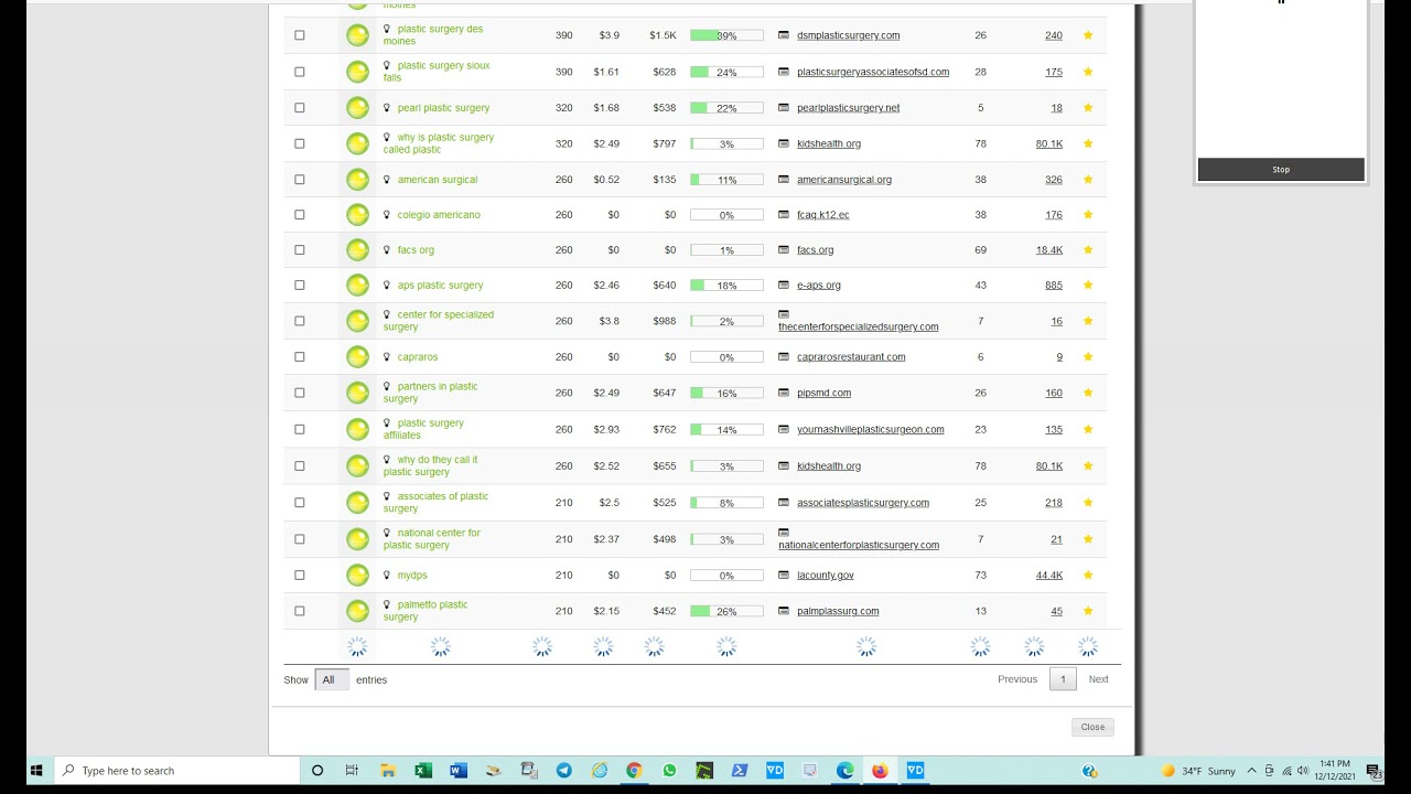 Keyword Titan Hang up