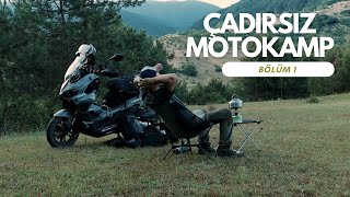 Bolu Dağlarında Tek Başına Motolet Kampı Çadırsız Gece Deneyimi Asmr & Altyazılı