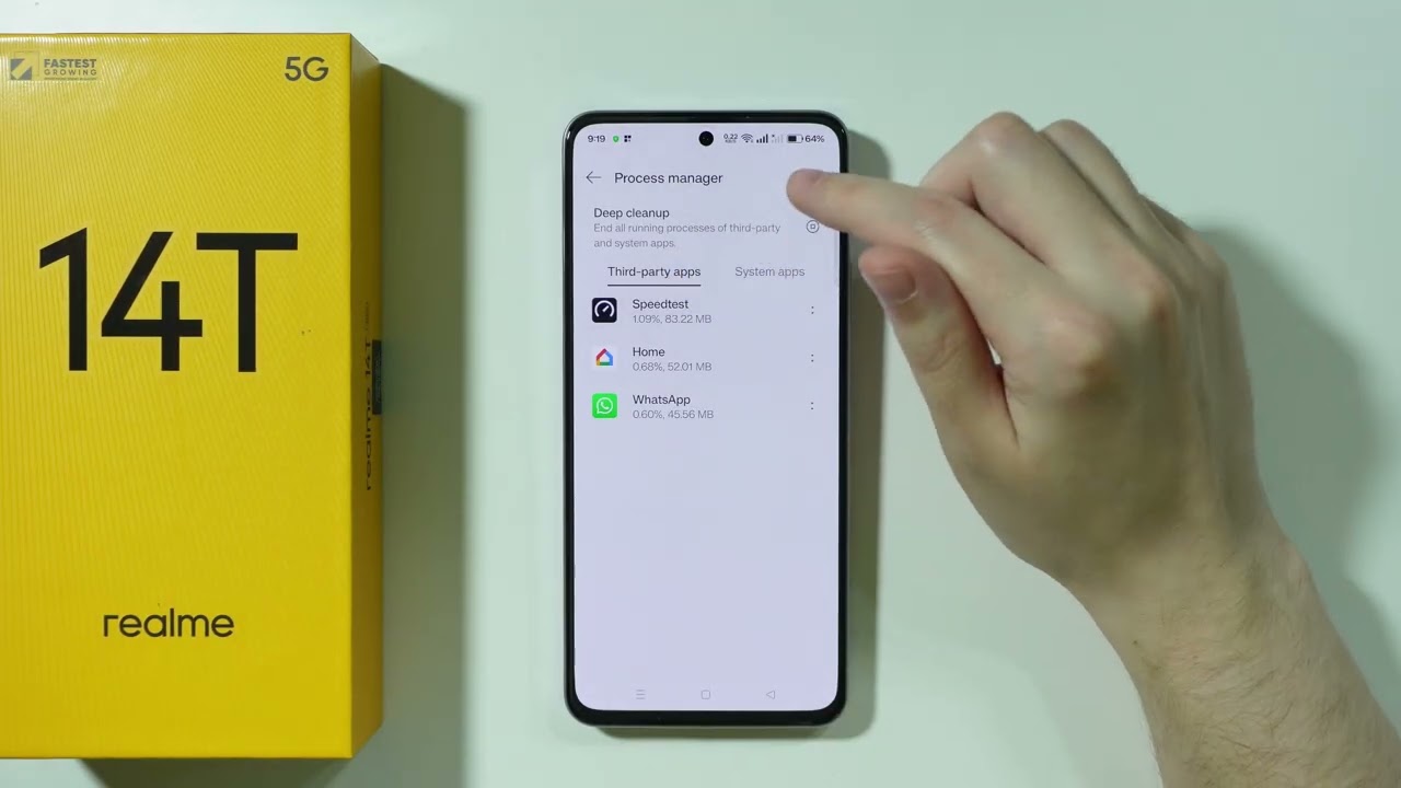 Realme 14T: How to Run Deep Cleanup