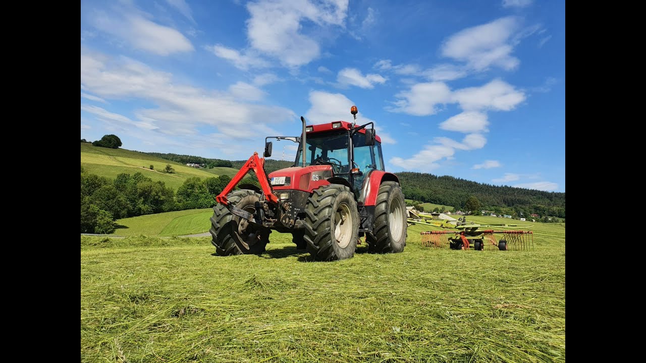 Schwadern mit Case CS 78