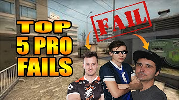 TOP 5 CSGO PRO FAILS!! ft. KennyS, pronax, summit1g AND MORE!!!