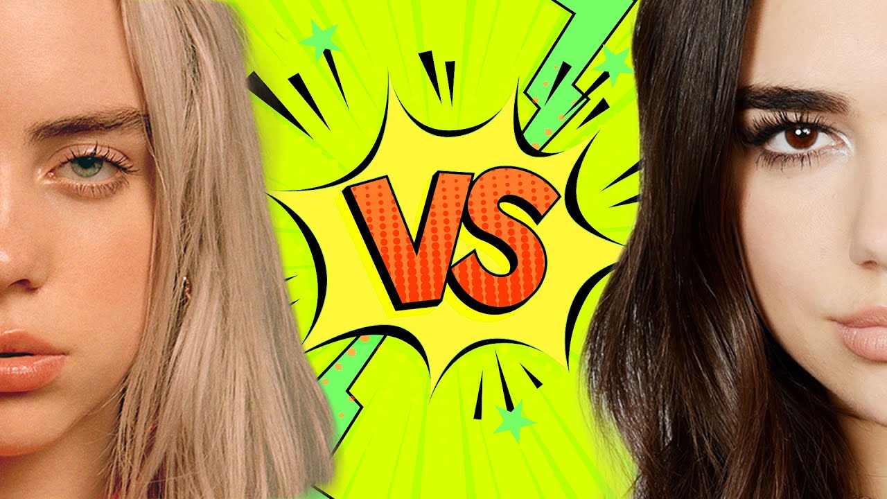 Age Match: Dua Lipa & Billie Eilish | Celebrities | Celebrity Quiz