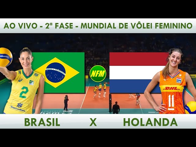 Brasil x Holanda  Copa Internacional de Voleibol Feminino