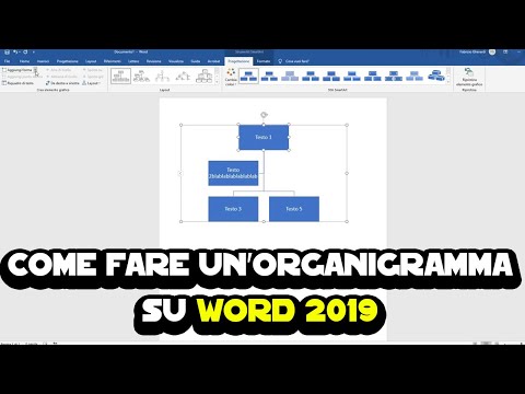 Come fare un organigramma su Word 2019
