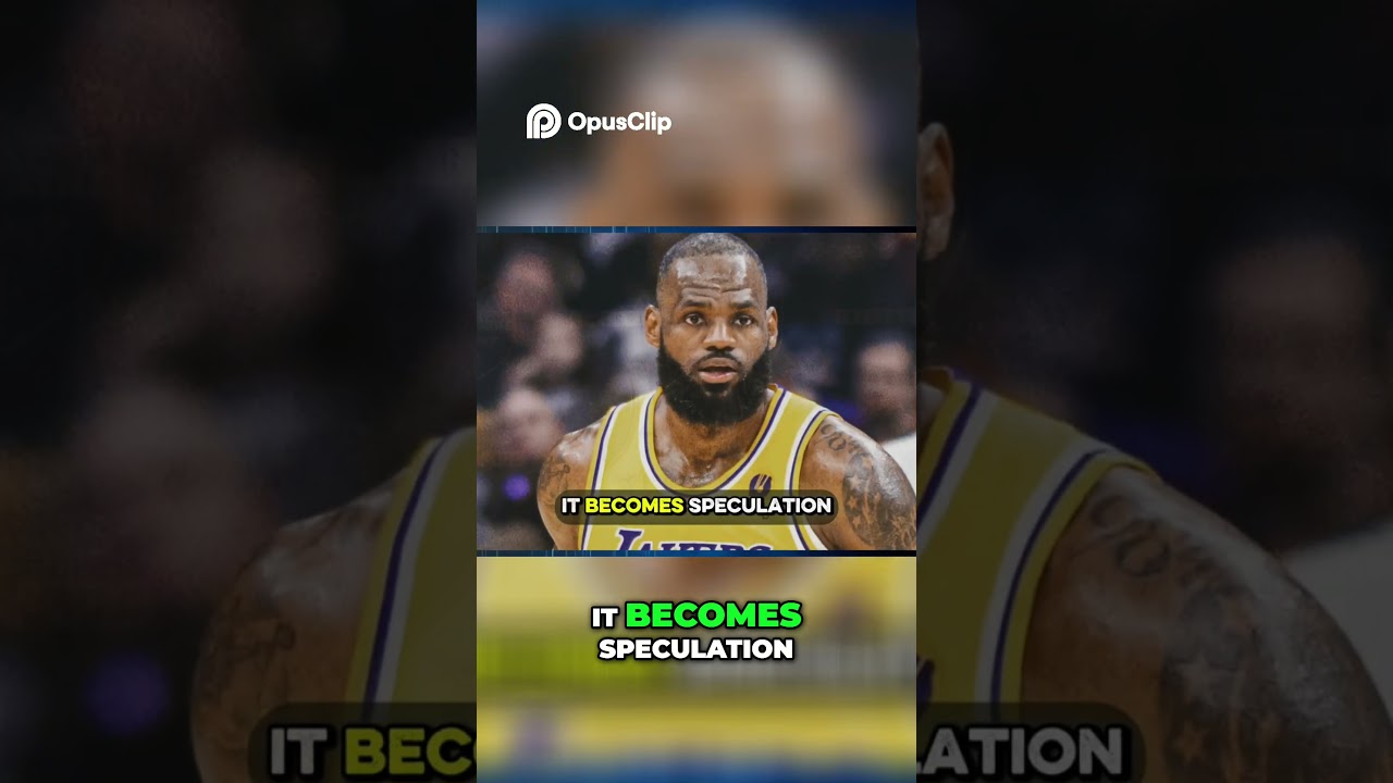 NBA's HIDDEN PRESSURE  LeBron James's Secret Game