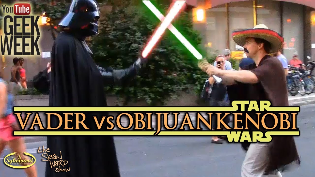 Lightsaber Duel - VADER vs OBI JUAN KENOBI - Geek Week