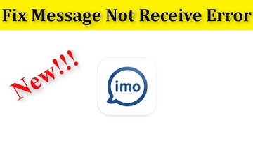 How To Fix imo Message Not Receive Problem Android || Fix imo Message Problem Android Mobile