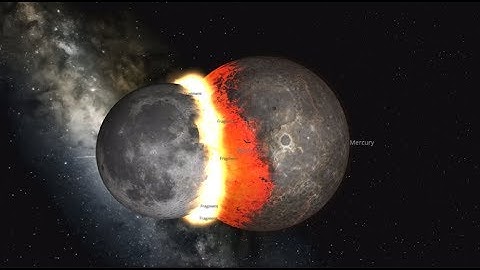 What if Moon hit the planet Mercury | Universe Sandbox ²