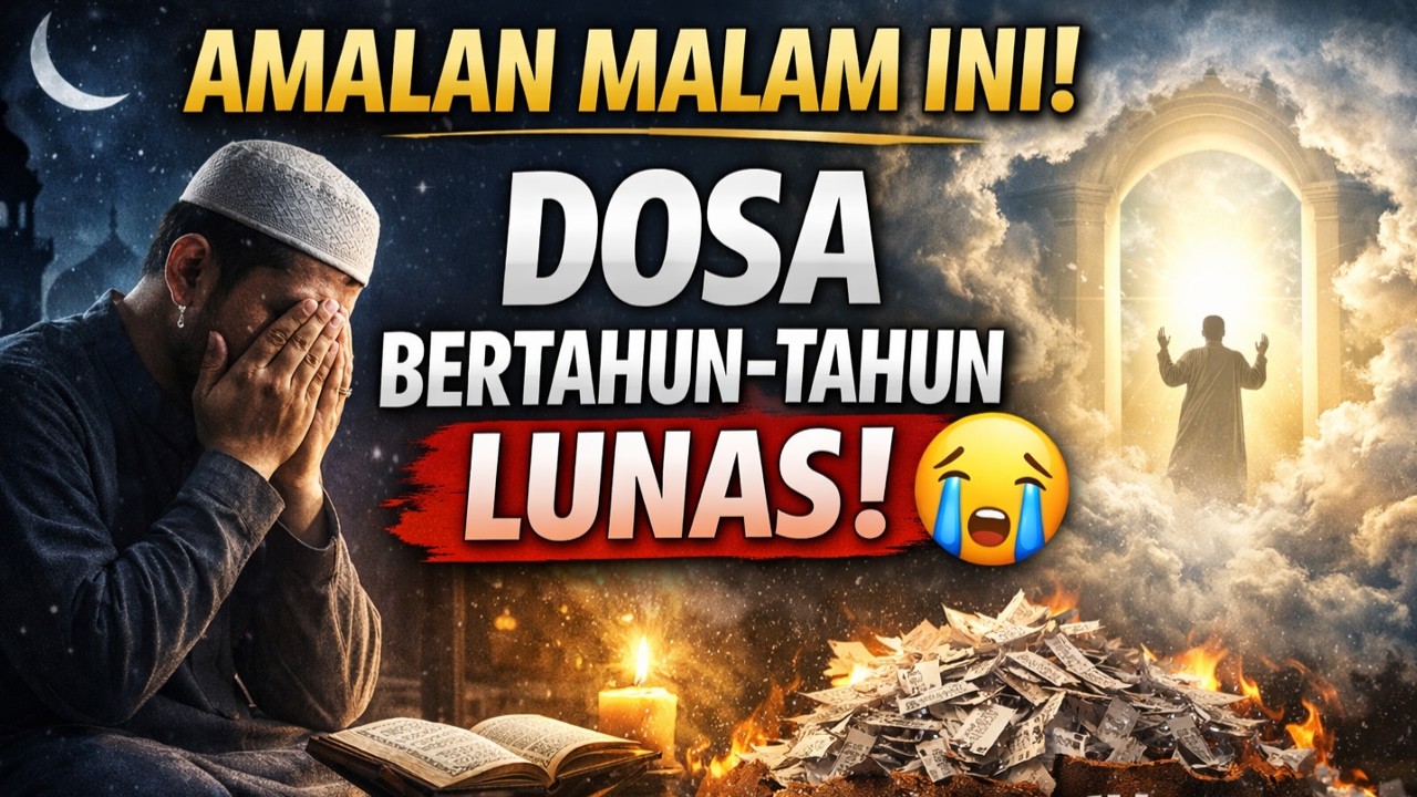Satu Malam, Dosa Bertahun-Tahun Hilang!