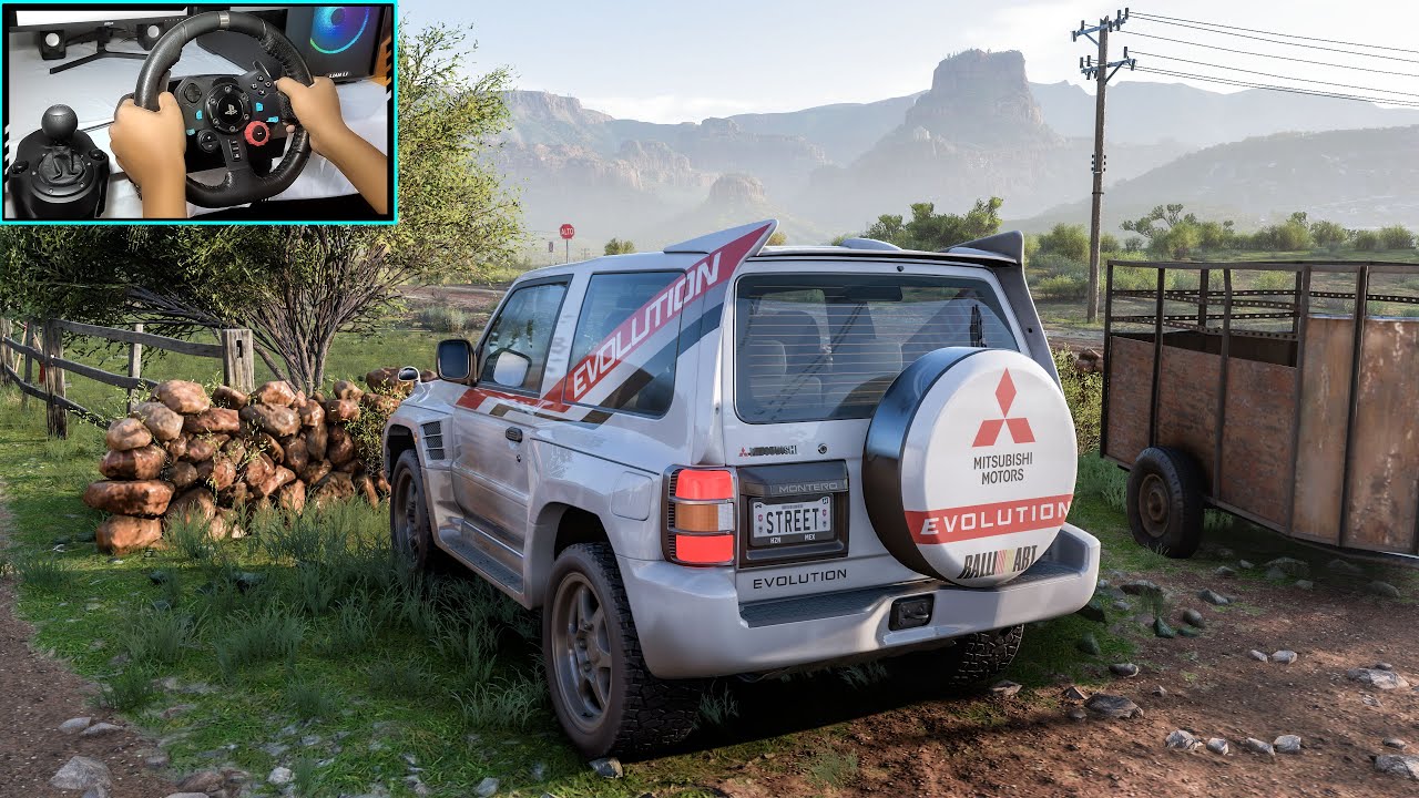 Mitsubishi Montero Evolution Offroad Forza Horizon 5 Logitech G29 