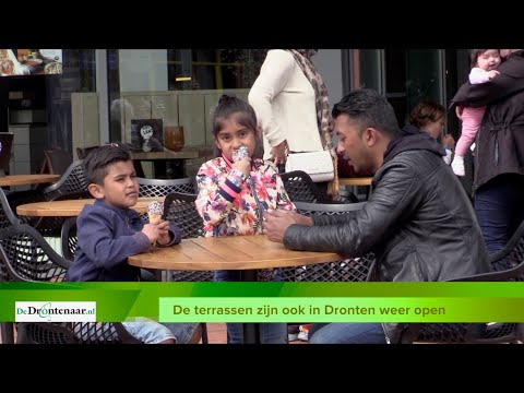 Ook in Dronten zijn de terrassen weer geopend