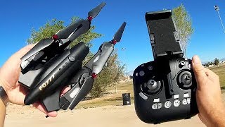 FQ777 FQ02W Folding FPV Camera Drone Flight Test Review screenshot 5