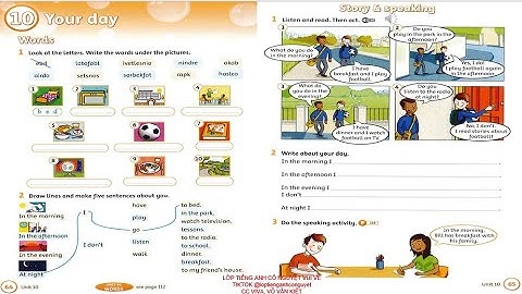 Get Ready for Starters – 2nd Edition | Unit 10: Your day | Lớp Tiếng Anh Cô Nguyệt Vui Vẻ