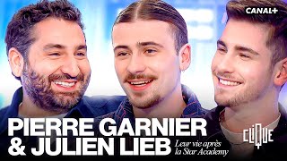 Pierre Garnier Et Julien Lieb De La Star Academy Sont Sur Le Plateau De Clique - Canal 