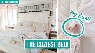 How to Make Your Bed Comfortable for the most luxurious sleep EVER! | The DIY Mommy
