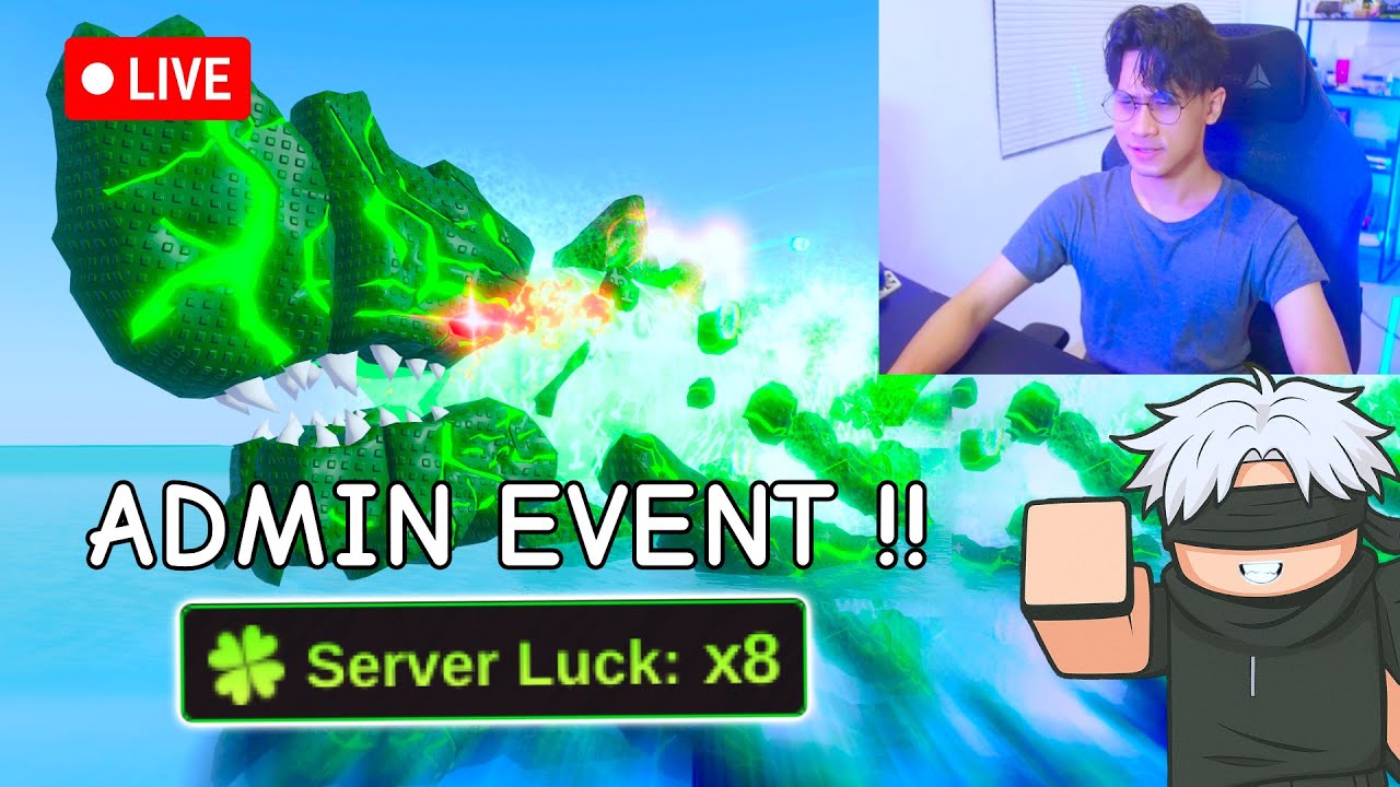 🔴8X LUCK SERVER SINI !! ADMIN EVENT Fish it !!