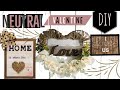 3 Neutral VALENTINE'S DAY Decor DIY | Twine DIY | Dollar Tree DIY