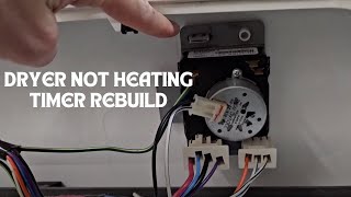 Whirlpool Dryer Not Heating / Timer Rebuild / FREE FIX DIY EASY! | Josh Cobb