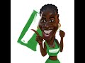 Tobi Amusan’s caricature.