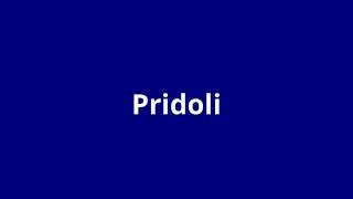 What Is The Meaning Of Pridoli
