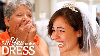 Bride Who Was Put In Foster Care For 6 Years Reveals Dress To Mum | Say Yes To The Dress America