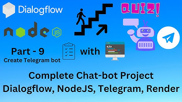 Create a Telegarm bot | Chat-bot using Google Dialogflow | NodeJs Webhook | Deployment | Telegram