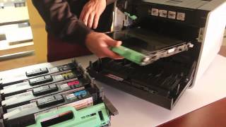 How to Replace Waste Toner Tank WT300CL in Brother Printer HL4570CDW or Similar Models