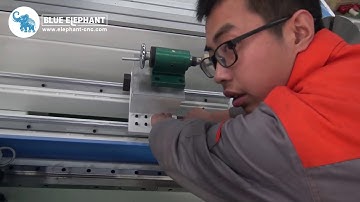 BLUE ELEPHANT ATC CNC Router 1212 LNC Control System Teaching Video