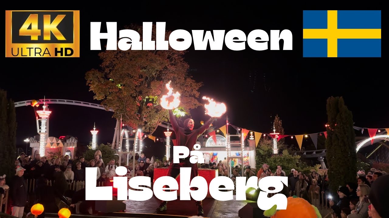 Halloween at Liseberg 2025 🎃 | Scariest Night in Gothenburg, Sweden [4K UHD]