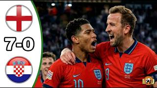 England vs Croatia 7-0 Highlights & All Goals | Nations League Highlights | football Highlights