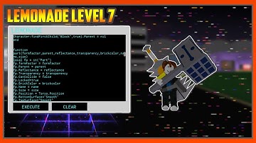 NEW ROBLOX EXPLOIT LEVEL 7:Lemonade LUA SCRIPT EXECUTOR! (Sep 28)(Working)