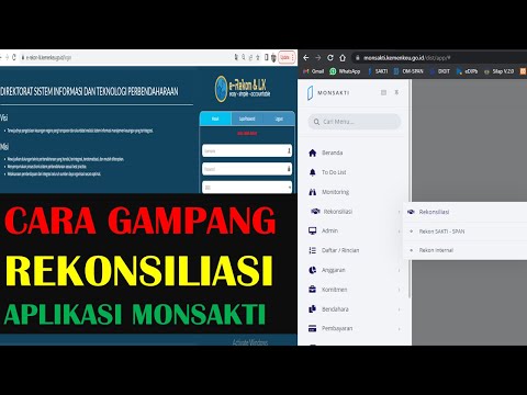 Aplikasi Monsakti Part 1 Rekonsiliasi 2022