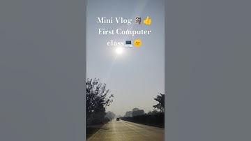 Mini vlog 🗿 👍 First Day Computer Class at 7AM 💻✨#minivlog #shortvideo #youtubevloggers #computer