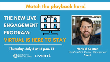 IPR Webinar: The New Live Engagement Program: Virtual is Here to Stay