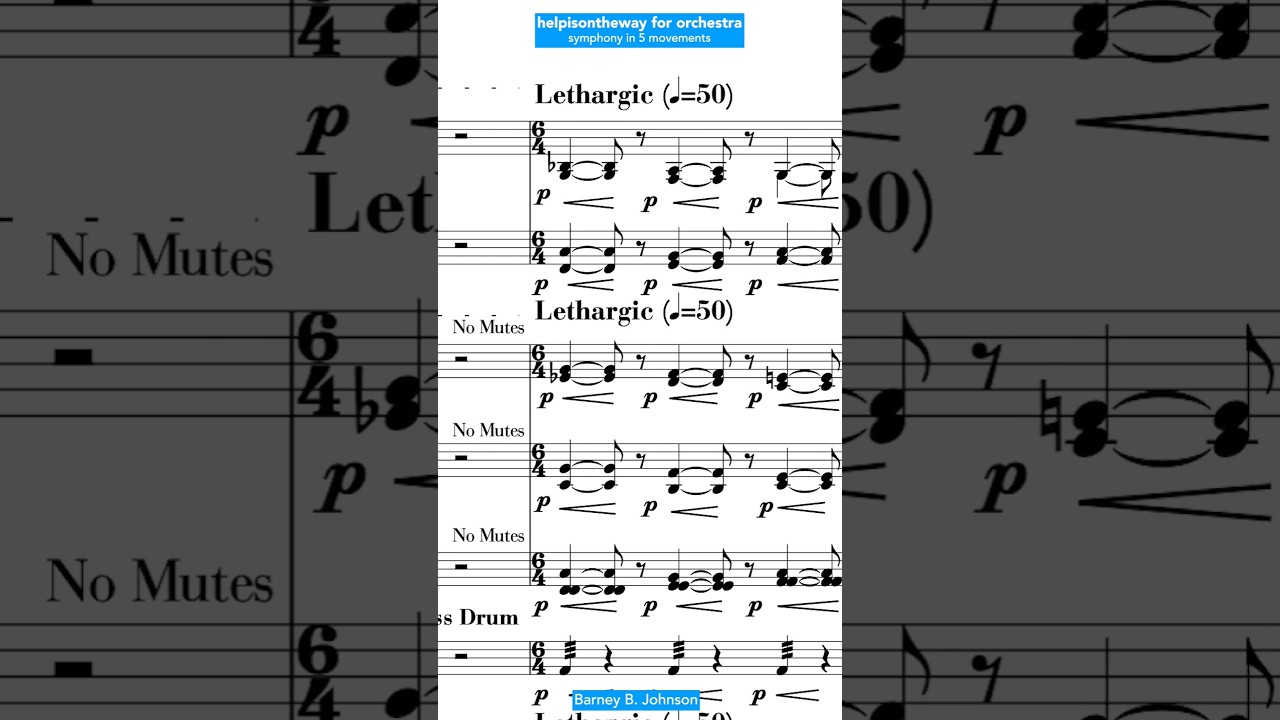 dark, cavernous brass in the symphony (music from Tuba Solo) 