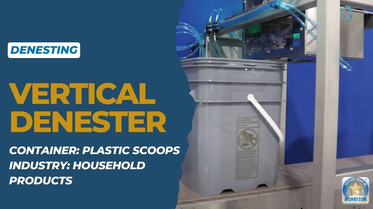Vertical Pneumatic Denesting - YouTube