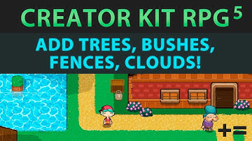 Creator Kit: RPG [UNITY] #5 How to Add Fences, Animated Trees, Bushes & Clouds to Our Prototype