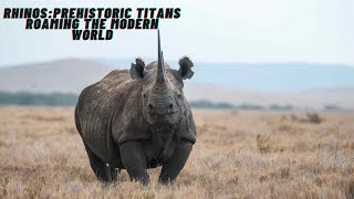 (4K) Rhinos: Prehistoric Titans Roaming the Modern World