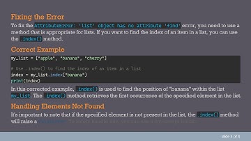 How to Fix AttributeError: 