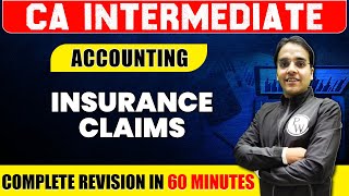 Insurance Claims Accounting | CA Inter Revision | Accounting | Dronacharya Series| ICAI | Nitin Goel