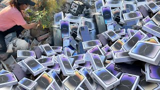 Wow!! This is iPhone 14 Pro Max & Other Phone i Found in the Landfill