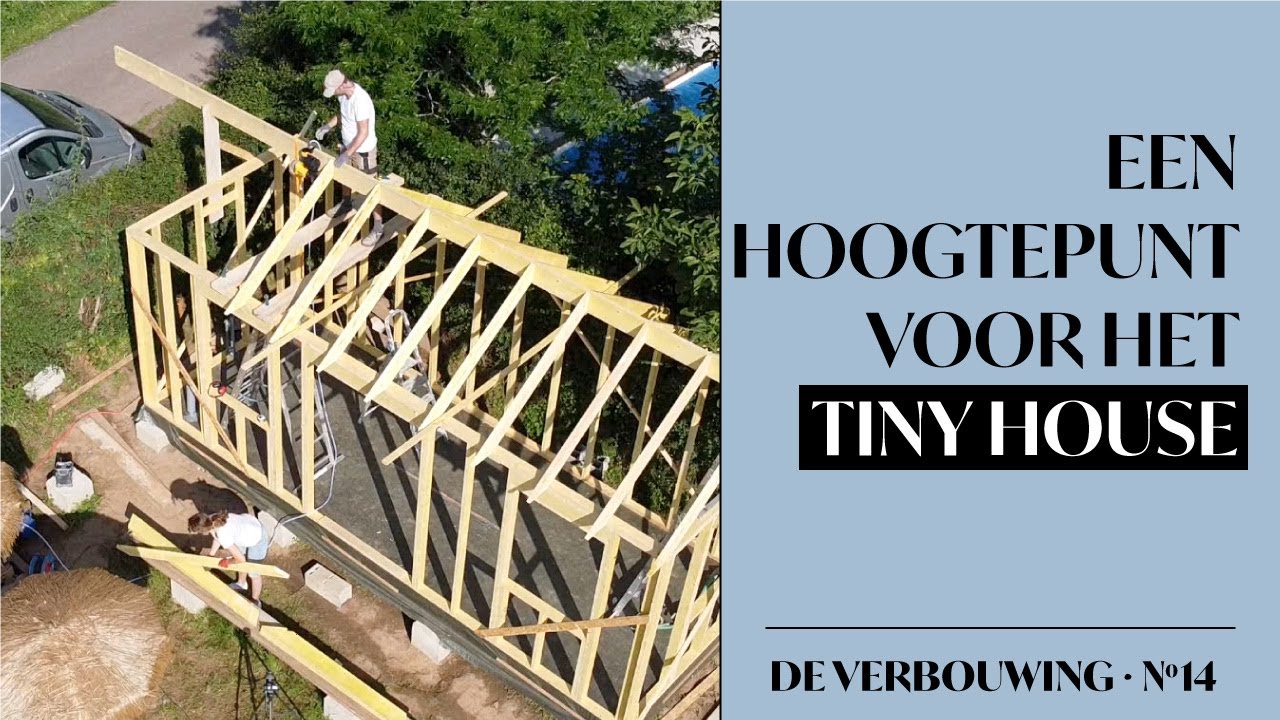 S2A14. De spanten voor het dak van ons tiny house! | Wij bouwen zelf ons droomhuis in Frankrijk