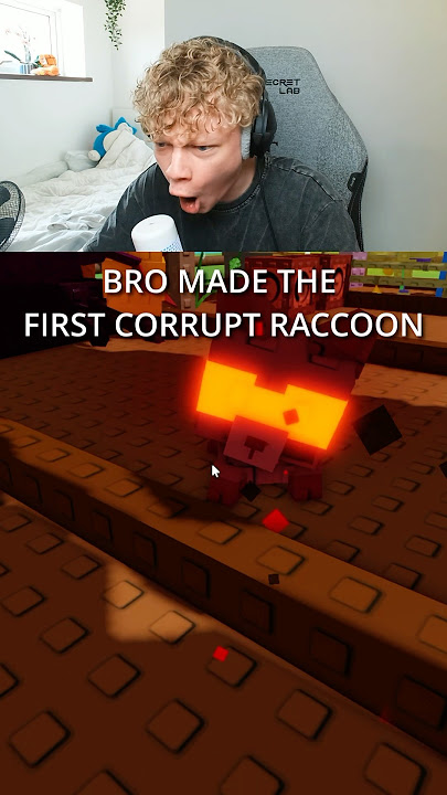 BRO MUTATED HIS RACCOON 😭