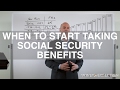 When To Start Taking Social Security Benefits