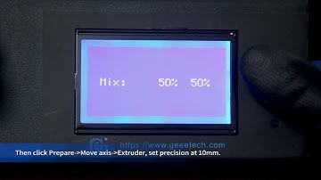 How to manually clean 2 in 1 out nozzle block for Geeetech A20M