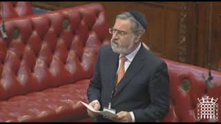Rabbi Sacks Maiden Speech In The House Of Lords