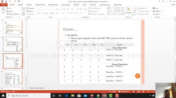 8255 Programmable Peripheral Interface (part II)