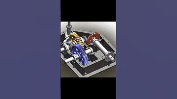Multi Speed Gearbox  #automobile #mechanical #electrical #engineering #animation #3D #3dmodeling