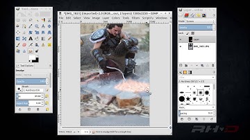 Creating flames with GIMP